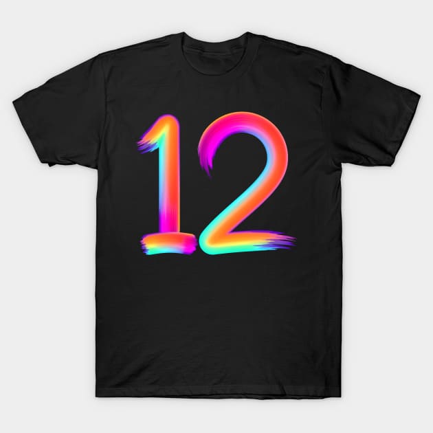 Brushed 12 T-Shirt by MplusC